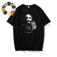 ((จัดส่งรวดเร็ว) เสื้อยืดโจ๊กเกอร์สไตล์ยุโรป แขนสั้น พริ้นต์ลาย Batman อินเทรนด์)