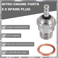 Hot Selling-5Pcs Glow Plug Nitro Truck Hot Spark Apex Sh Engine Parts Accessories Replacement Os Rc 