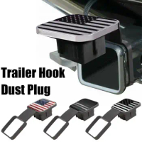 1pc New Car Plug Cover Trailer Hook Dustproof Plug Square Mouth Protective Cover For 2'' Trailer Hitch Receivers for Toyota
