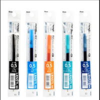 3pcs/lot LifeMaster Pentel EnerGel XLRN5TL Needle Point Gel Pen Refill 0.5 mm Black/Blue/Red For Pentel Infree BLN75