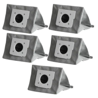 Washable Vacuum Cleaner Filter Dust Bag For For Electrolux For LG For Samsung Vacuum Cleaner Cloth Bags 5PCS