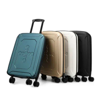 New foldable luggage carousel wheel light trolley box travel business Suitcase bag