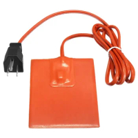 110V 120W 250W 330W Tank Heating Plate Oil Pan Sump Silicone Heating Pad Engine Block Hydraulic Tank Oil Pad /Mat With Plug