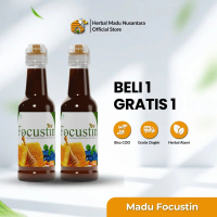 Beli 1 Gratis 1 Madu Focustin Herbal Mata Minus Silinder Iritasi Perlindungan Layar Biru 360gr Halal