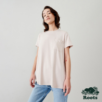 Roots 女裝- 自我探索系列 寬鬆口袋短袖T恤-粉色