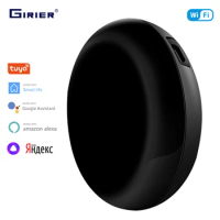 GIRIER Tuya WiFi IR Remote Smart Home Universal Infrared Controller Supports TV STB AC Works with Yandex Alice Alexa Google Home
