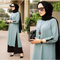 Gsmia Lebaran Ghames Ibuibu Kekinian Games Import Abaya Lebaran 2026 Cantik Busana Gamis Jumbo Busui
