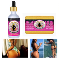 EXTRA STRENGTH Celeb-Booty Butt Plumping Enlargement OIL 4oz + Soap 4oz bigger Breast Skin Soft Smooth Fade Stretch Marks
