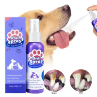 Dog Mouth Spray Creative 30ml Cat Dental Care Bad Breath Remover Spray Teeth Deodorant Prevent Kitten Bad Breath Pet Supplies