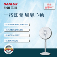 【SANLUX台灣三洋】16吋DC遙控電風扇(EF-P16DH1)