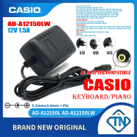 อะแดปเตอร์ AC/DC, 12V, 1.5A, AD-A12150LW, สำหรับ Casio Privia PX-770, PX-S1000, PX-S1100, PX-S3000, 