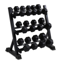Three-tier Dumbbell Rack Home Personal Ttraining Dumbbell Rack Genuine Dumbbell Rack Three-tier Dumbbell Display Rack