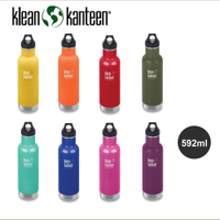 美國Klean Kanteen 窄口不鏽鋼保溫瓶-592ml