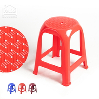 高賓椅 辦桌椅 台灣製透氣塑膠椅(花紋) Amos 【YAN057】
