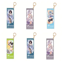 Hot Anime Honkai Impact 3 Figures Seele Vollerei Kiana Kaslana Bronya Zaychik Cosplay Acrylic Keychains Fans Christmas Gifts