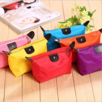 Cosmetic Bag For Women Colorful Waterproof Travel Dumpling Storage Bags Mini Cute Toiletry Makeup Portable Tote Bags Purses 2023