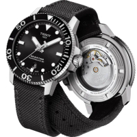 【TISSOT 天梭 官方授權】Seastar 海星300米潛水機械錶 手錶 畢業禮物 慶端午 包粽(T1204071705100)