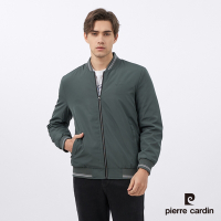 Pierre Cardin皮爾卡登 男款 都會休閒棒球領鋪棉外套-綠色(5235763-47)
