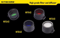 Filters FlashLight Nitecore 40mm Blue / Red / White / Filter Nitecore merah