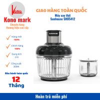 Máy xay thịt 2 cối Sunhouse SHD5412 cối thủy tinh 2 lít 300W xay gia vị bảo hành 12 tháng toàn quốc
