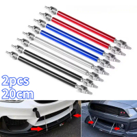 2pcs Universal Front Bumper Lip Splitter Rod Strut / Untuk Bumper  Holder Bumper Jdm