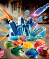 DISCOVERY MINDBLOWN GLOWING GEMSTONE KIT ORIGINAL DISCOVERY MINDBLOWN GLOWING GEMSTONE MAINAN EDUKAS
