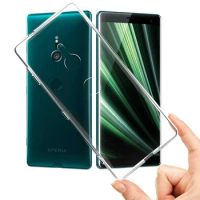 Luxury Phone Cases for Sony Xperia XZ2 Case Back Cover Ultra Thin Soft TPU Silicone Clear Transparent Coque SonyXZ2 H8296 5.7"