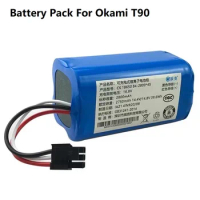New 14.4V 2800mAh Li-Ion Battery Pack For Okami T90 Robot Vacuum Cleaner Part