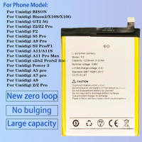 100% Original Battery For UMI Umidigi Bison GT2 X10S X10G F2 Power 3 S2 Lite Z2 S3 S5 Pro A5 A7 A7S A9 Pro A11S A13S A11 Pro Max