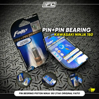PIN PISTON PLUS PIN BEARING NINJA 150 (PIN 15) NINJA R RR SS ZX ORIGINAL FAITO