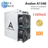 New Avalon A1346 110TH/s Bitcoin Miner 3300W BTC Asic Miner Avalon Miner 1346 110T BTC Miner Crypto Machine Than A1246 A1166 pro