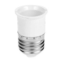 5pcs E27 to B22 Converter Light Adapter Lamp Holder Lighting Parts(White)