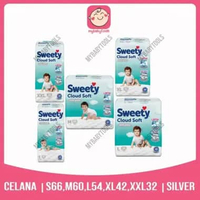 SWEETY SILVER PANTS S66 M60 L54 XL42 XXL32 POPOK CELANA = L54