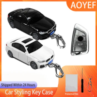 For Bmw 5 Series Key Case Cover Fob Car Styling for BMW X1 X3 X5 X6 X7 1 3 5 6 Series G20 G30 G11 F15 F16 G01 G02 F48 Key Holder