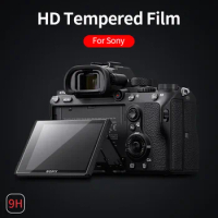 For Sony Camera Screen Protector Film A7M4 A7M3 A7R5 A72/A73 A7R3/A7R2 A7S3/A7S2 A7R4 ZV-1 A9/A92 A7C FX3 Tempered Glass