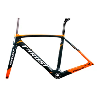 On sale Thrust bike carbon fiber road frame Di2&amp;Mechanical racing bicycle carbon road frame+fork+seatpost+headset carbon road