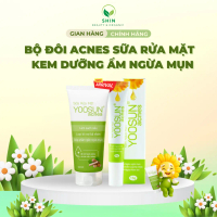 [CHÍNH HÃNG] Bộ Đôi Acnes Sữa Rửa Mặt & Kem Dưỡng Ẩm Ngừa Mụn