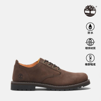Timberland官方旗艦 男款深棕色皮革防水休閒鞋|A699PW07