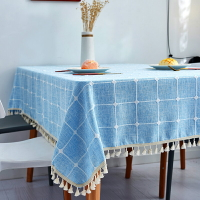 北歐ins餐桌布藝現代簡約茶幾桌布日式家用棉麻小清新長方形臺布