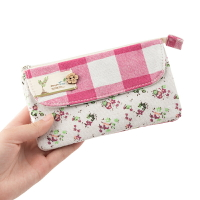 小清新帆布零錢包創意卡片包耳機包大容量口紅收納包鑰匙包零錢包