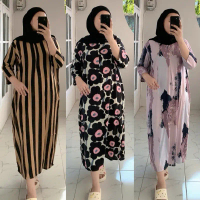 DASTER KEKINIAN TANGAN 3/4 | DASTER JUMBO | DASTER GAMIS MOTIF - Daster murah terbaru