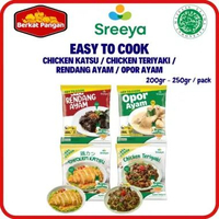 SREEYA Chicken Katsu / Chicken Teriyaki / Rendang Ayam / Opor Ayam Nanas Easy to Cook 250gr Rendang