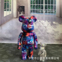 1000% Bearbrick building BE@RBRICK BB 70CM interstellar joint ring trend doll hand-made ornaments action figure