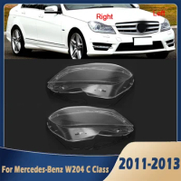 Headlight Shell Transparent Lampshade Cover Headlight Shade Lens For Mercedes-Benz W204 C Class C180 C200 C260 2011 2012 2013