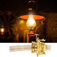 1 Set Kerosene Lamp Burner Kerosene Lamp Wick Holder And Oil Lamp Wick
