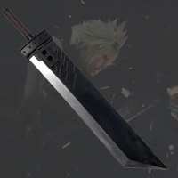 Game 7 VII Sword Cosplay Cloud Strife Buster Gunblade Sword Zack Fair Remake Knife Prop Safety PU Gift