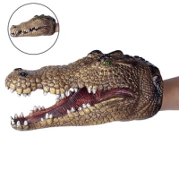 Crocodile Head Hand Puppet Toy Funny Crocodile Role Play Toy Kids Children Gift