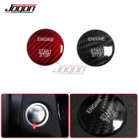For Mercedes Benz SLK SLC Class R172 250 350 300 55 SL R231 500 550 63 65 Carbon Fiber Start Stop Engine Button Trim Sticker