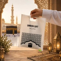 OLEH-OLEH UMROH DAN HAJI - DESIGN ELEGAN GIFT PREMIUM UMROH ZAM-ZAM KISMIS COKELAT ALMOND KACANG ARA