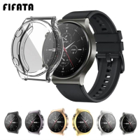 FIFATA TPU Watch Case For Huawei Watch GT 2 Pro Protective Cover Full Screen Protector Shell For Huawei GT2 Pro Cases Edge Frame
